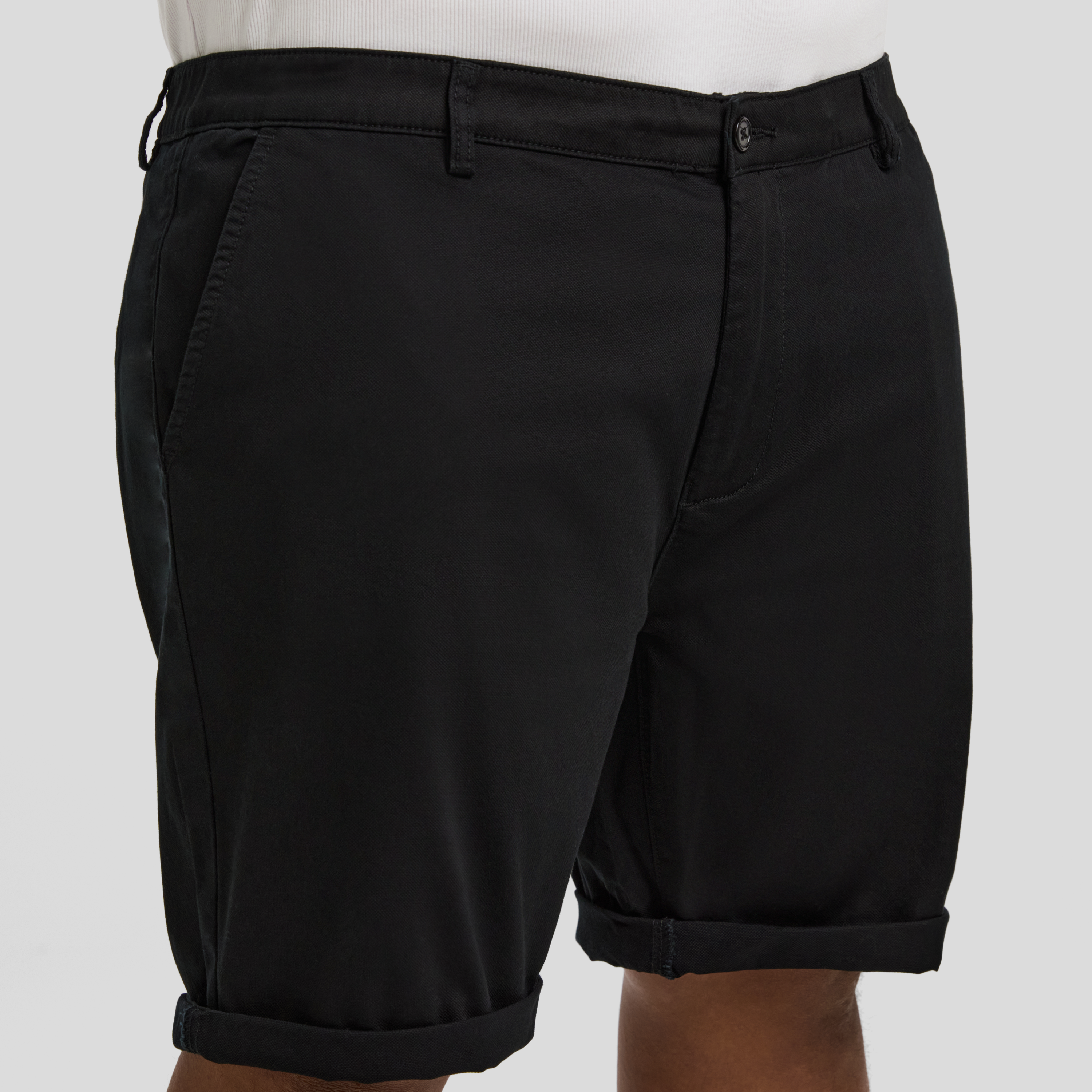 Black Charlie Canvas Short