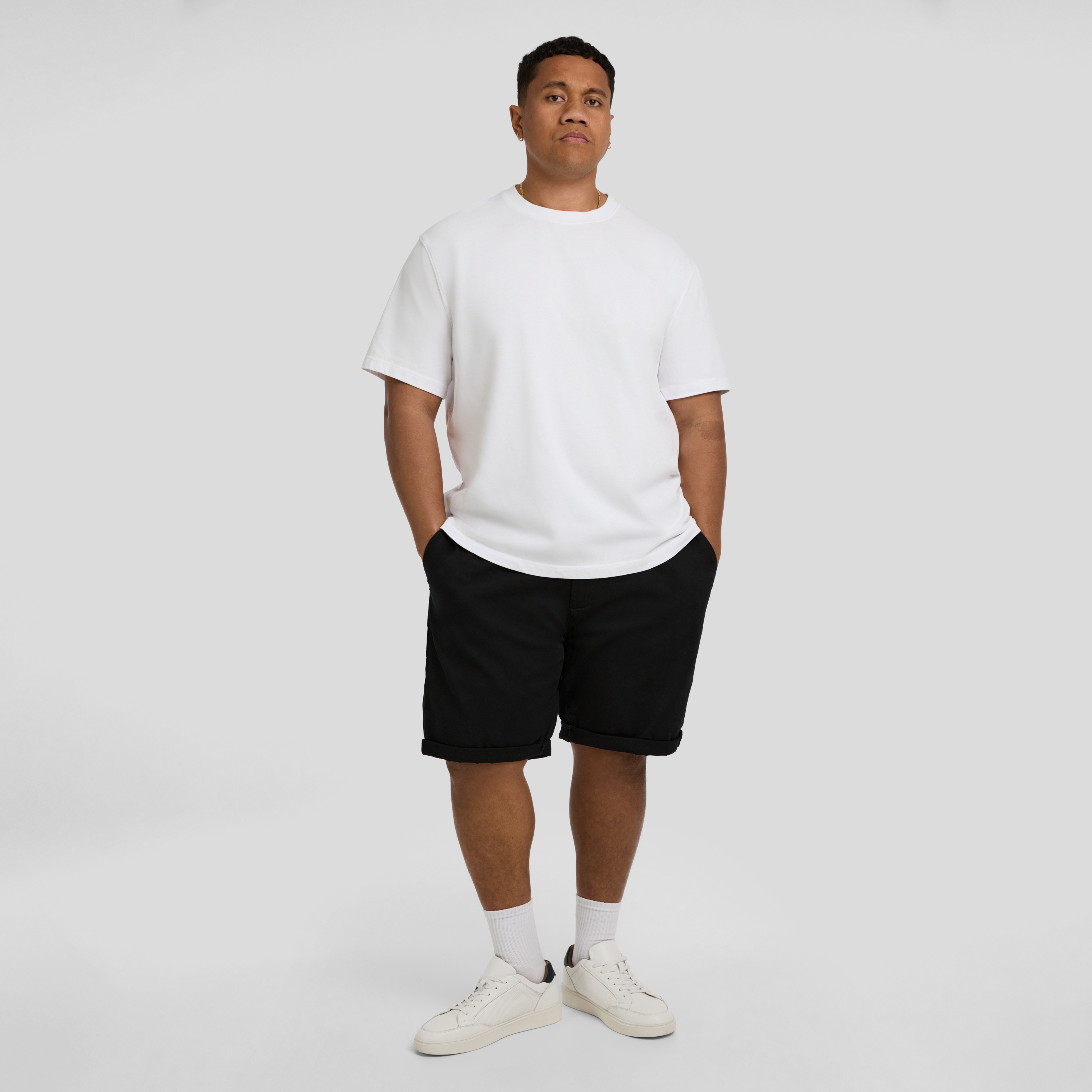 Black Charlie Canvas Short