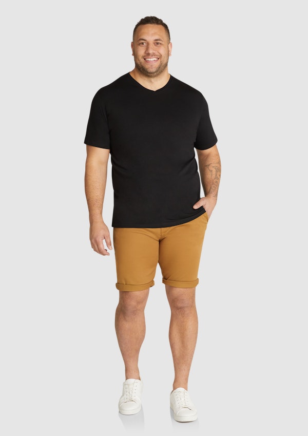 Gold Charlie Canvas Short
