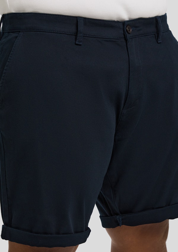 Navy Charlie Canvas Short