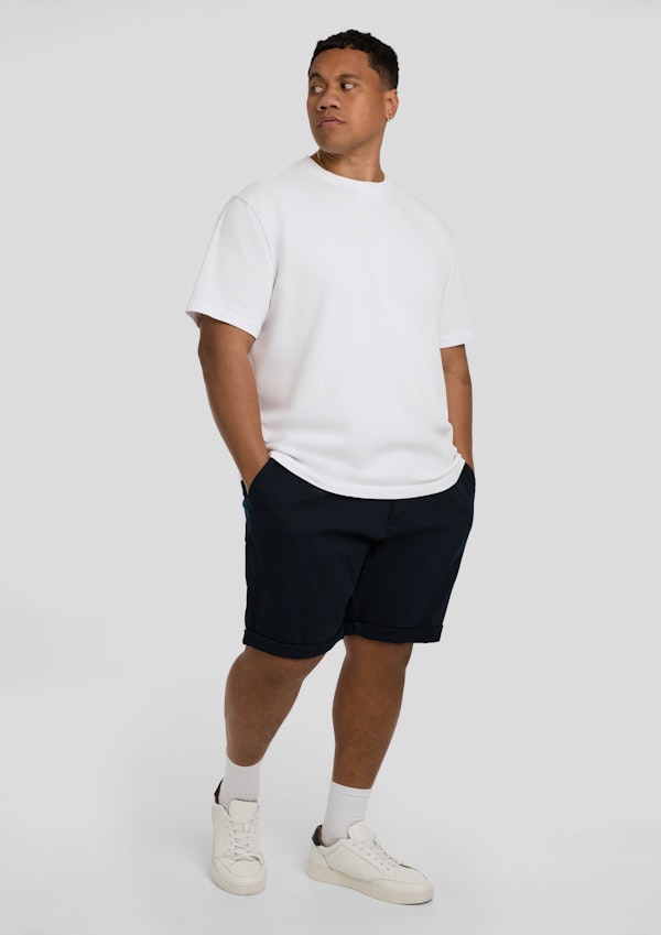 Navy Charlie Canvas Short