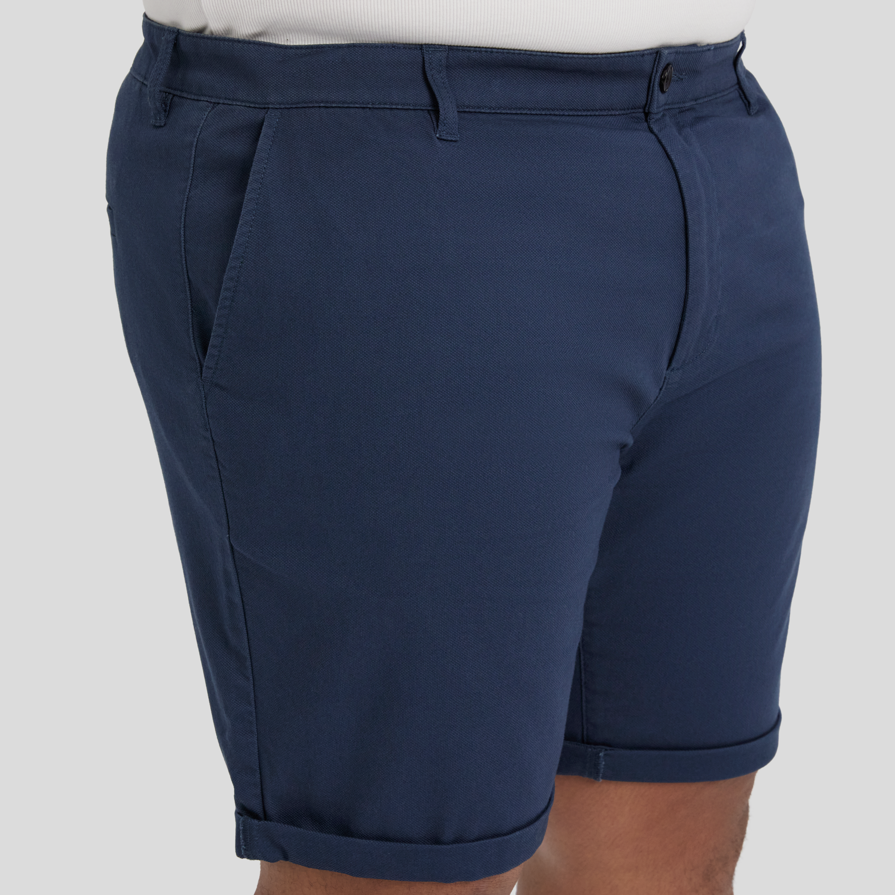 Steel Blue Charlie Canvas Short