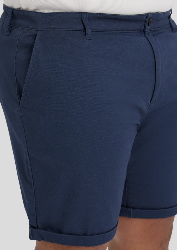 Steel Blue Charlie Canvas Short