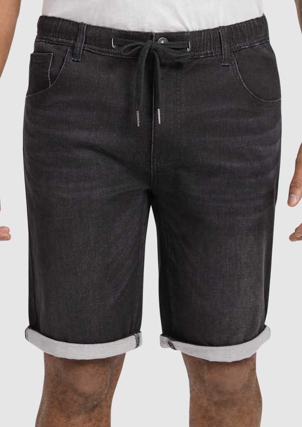 Deran Knit Denim Short