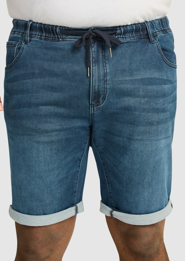 Deran Knit Denim Short