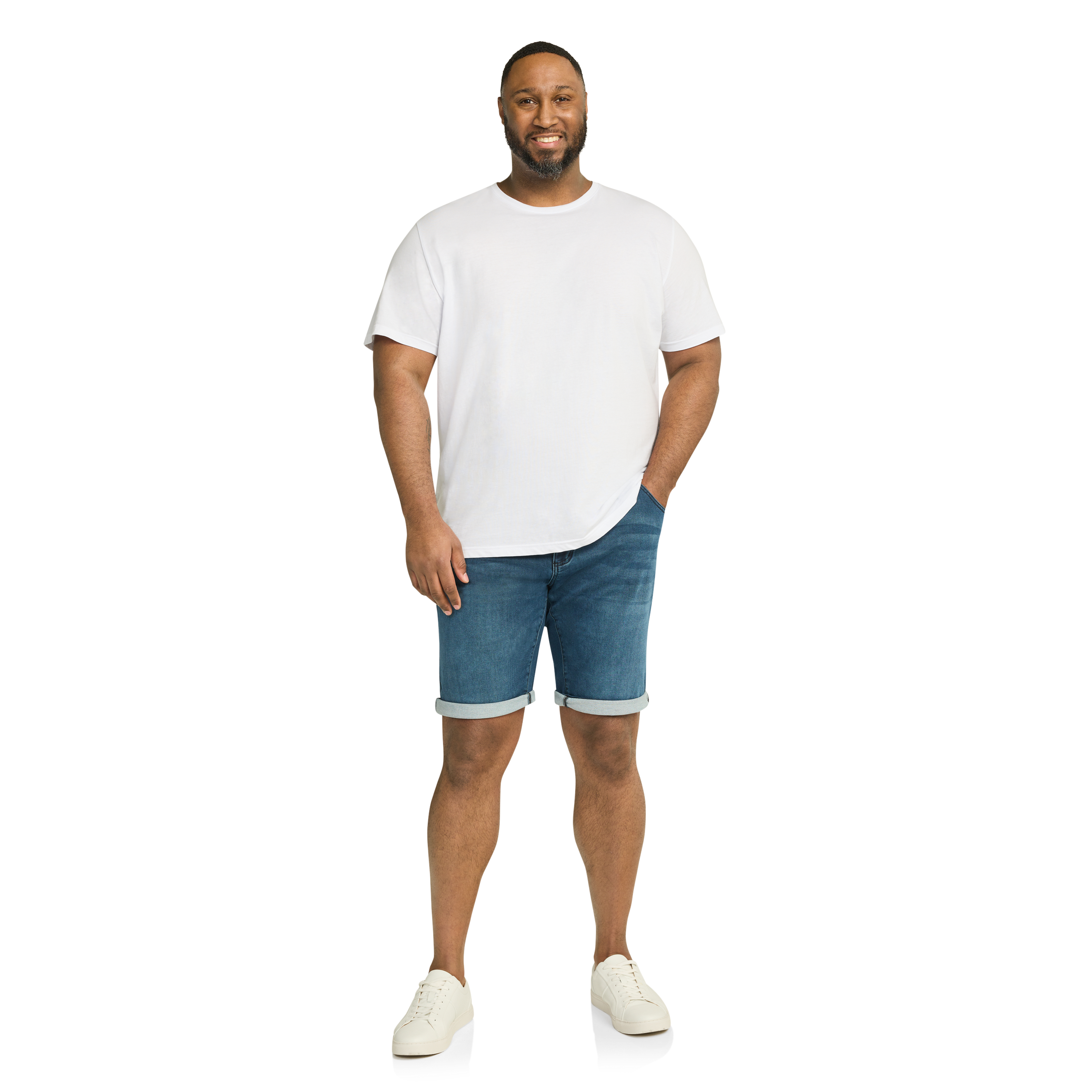 Deran Knit Denim Short