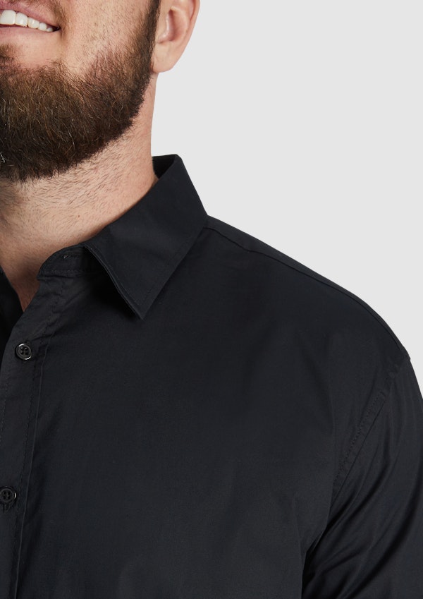 Black Bennett Stretch Shirt