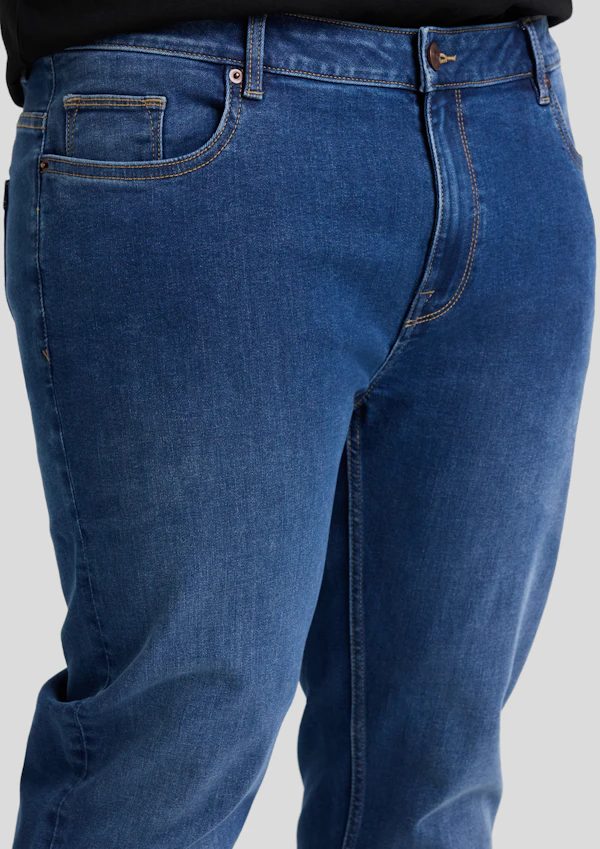 Dark Blue Hunter Superflex Slim Denim