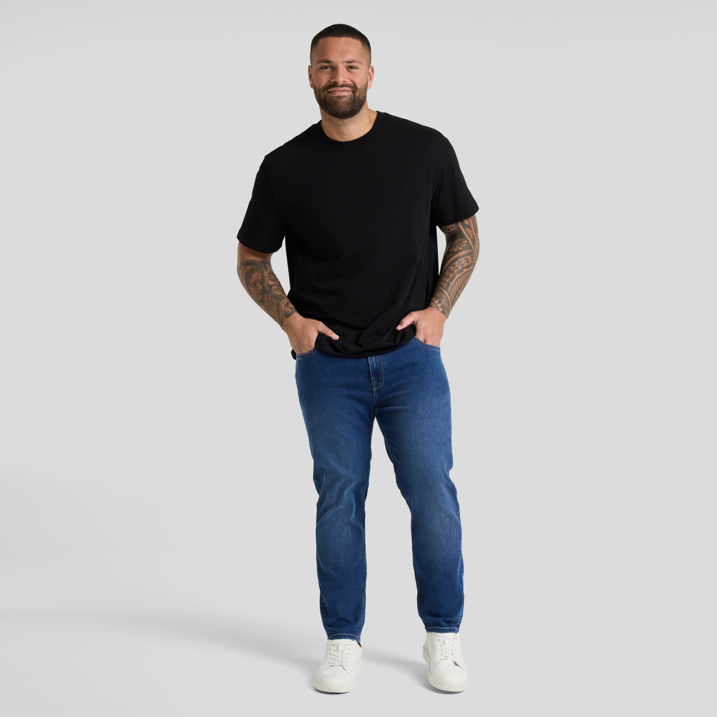 Dark Blue Hunter Superflex Slim Denim