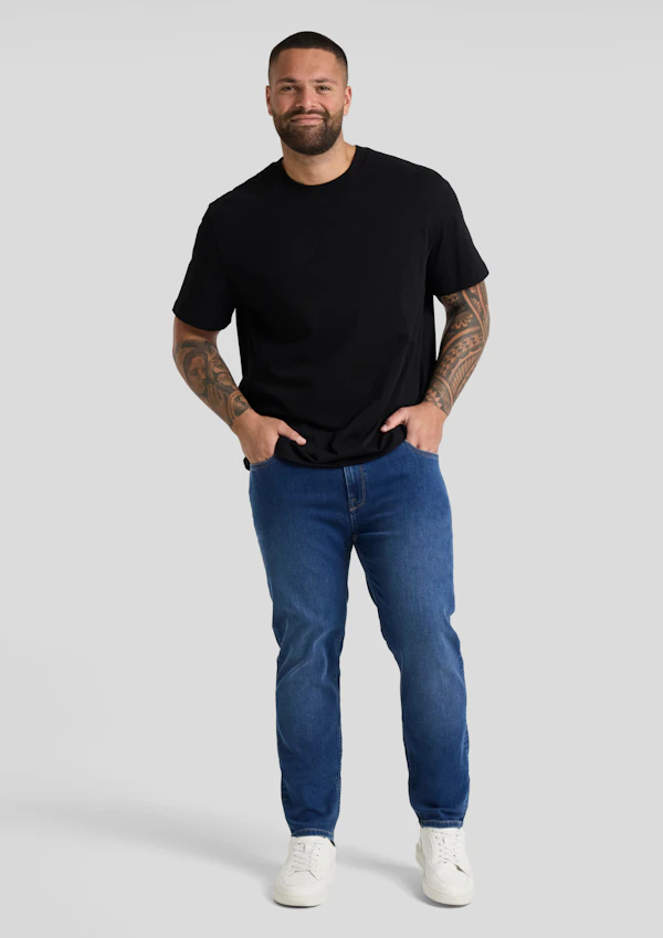 Dark Blue Hunter Superflex Slim Denim