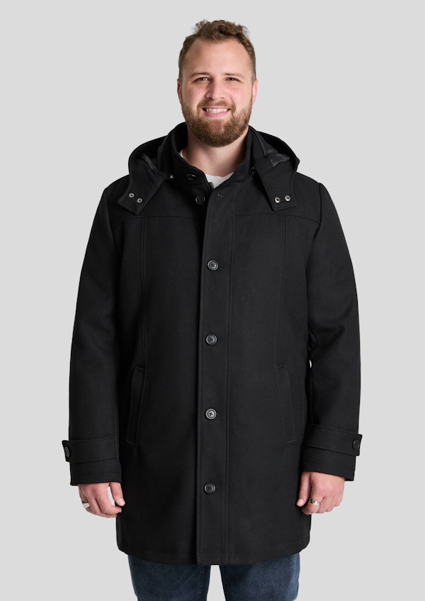 Black Wales Hood Coat