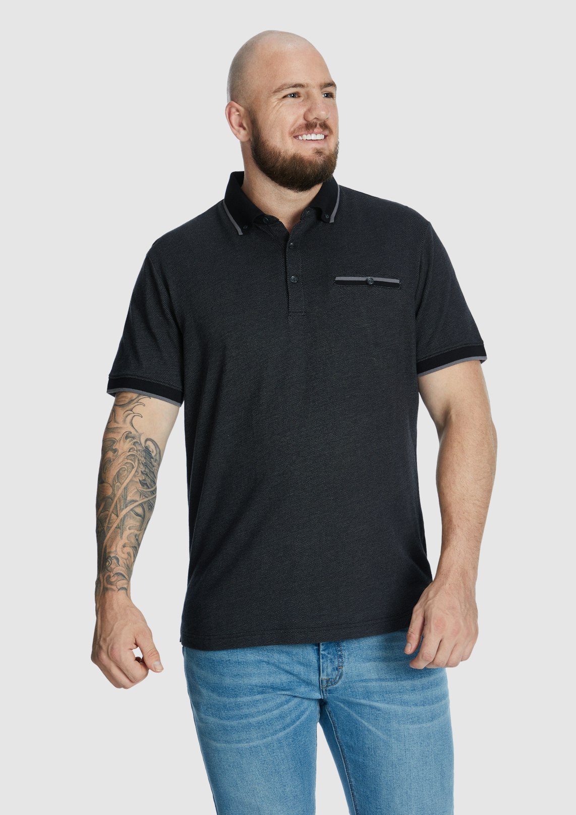 Hudson Tipped Polo