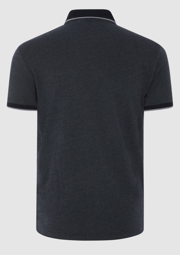 Black Hudson Tipped Polo
