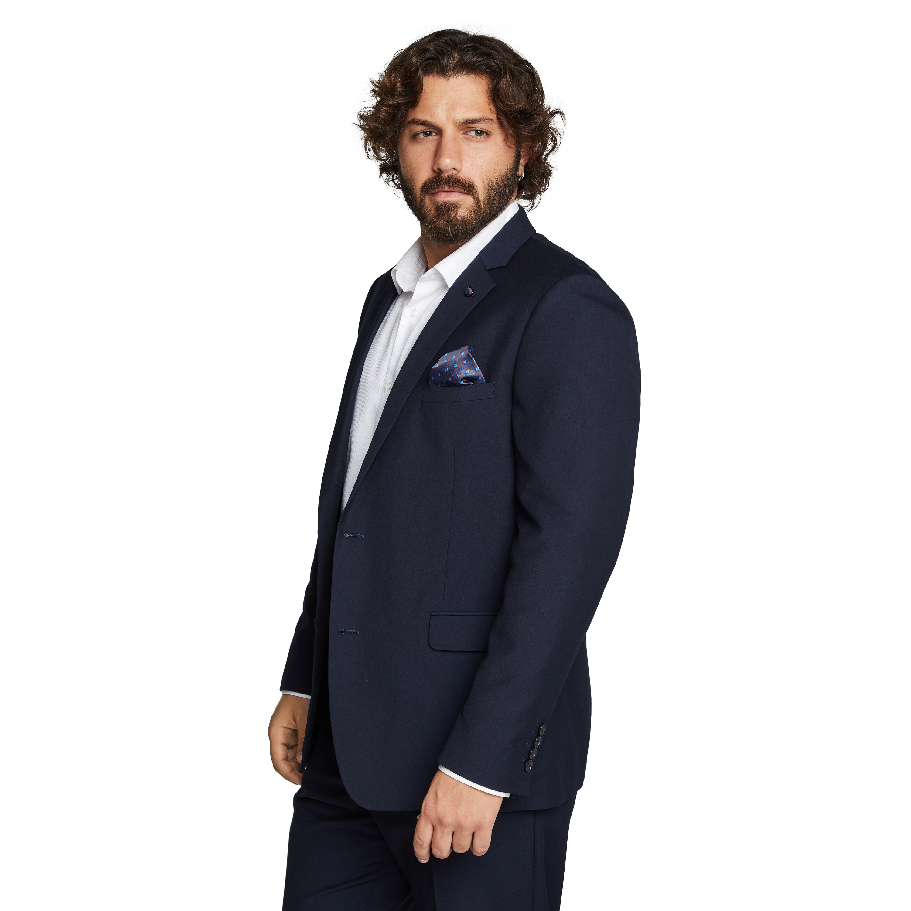 Navy Raymond 2B Suit Jacket