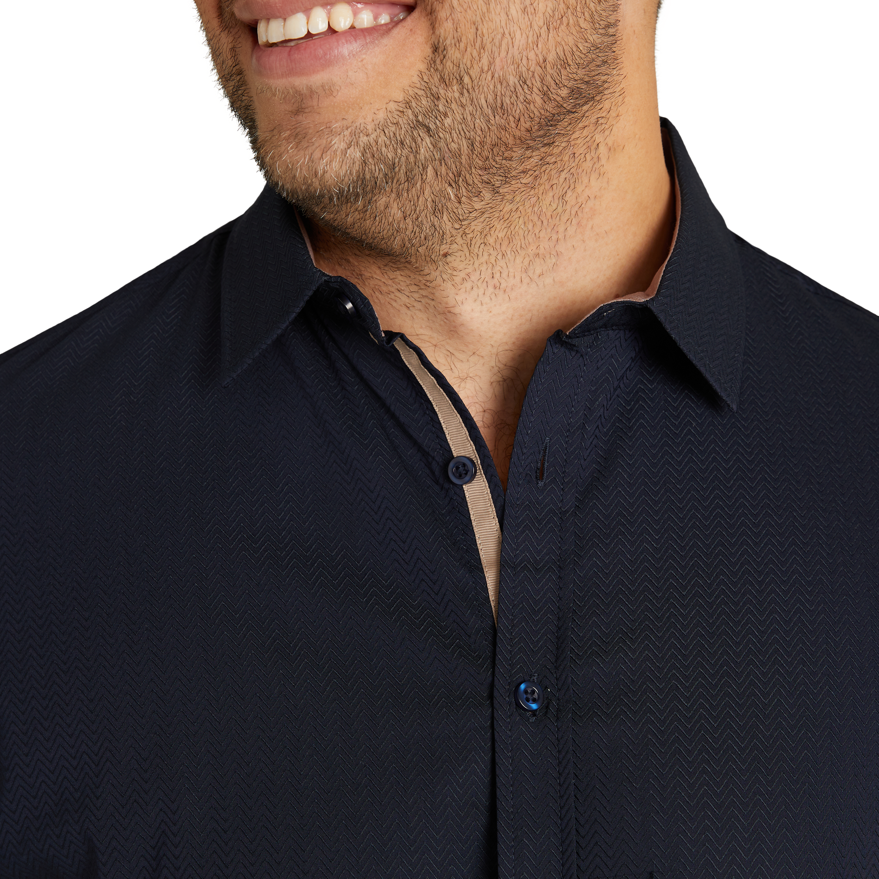 Emile Textured Stretch Shirt