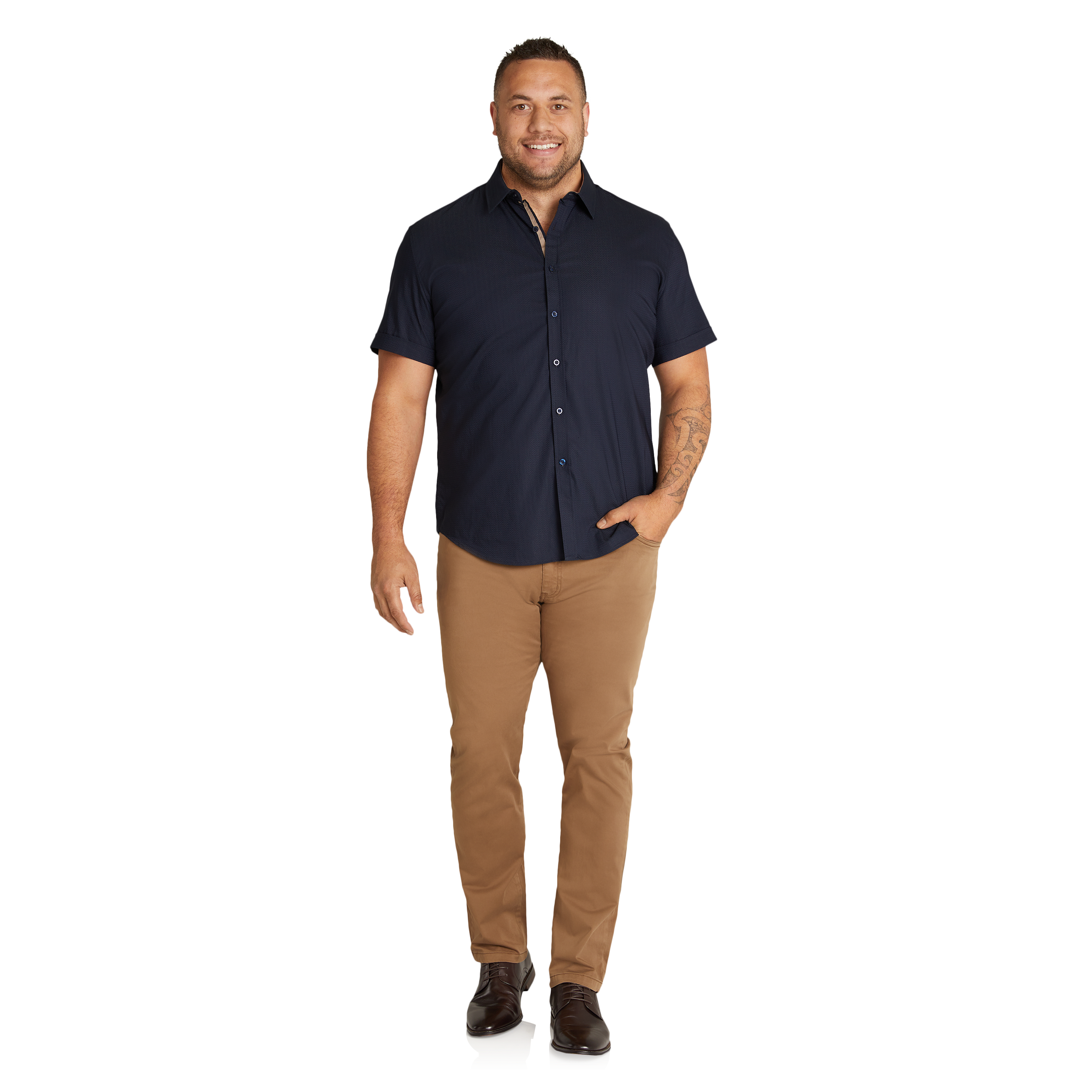 Emile Textured Stretch Shirt