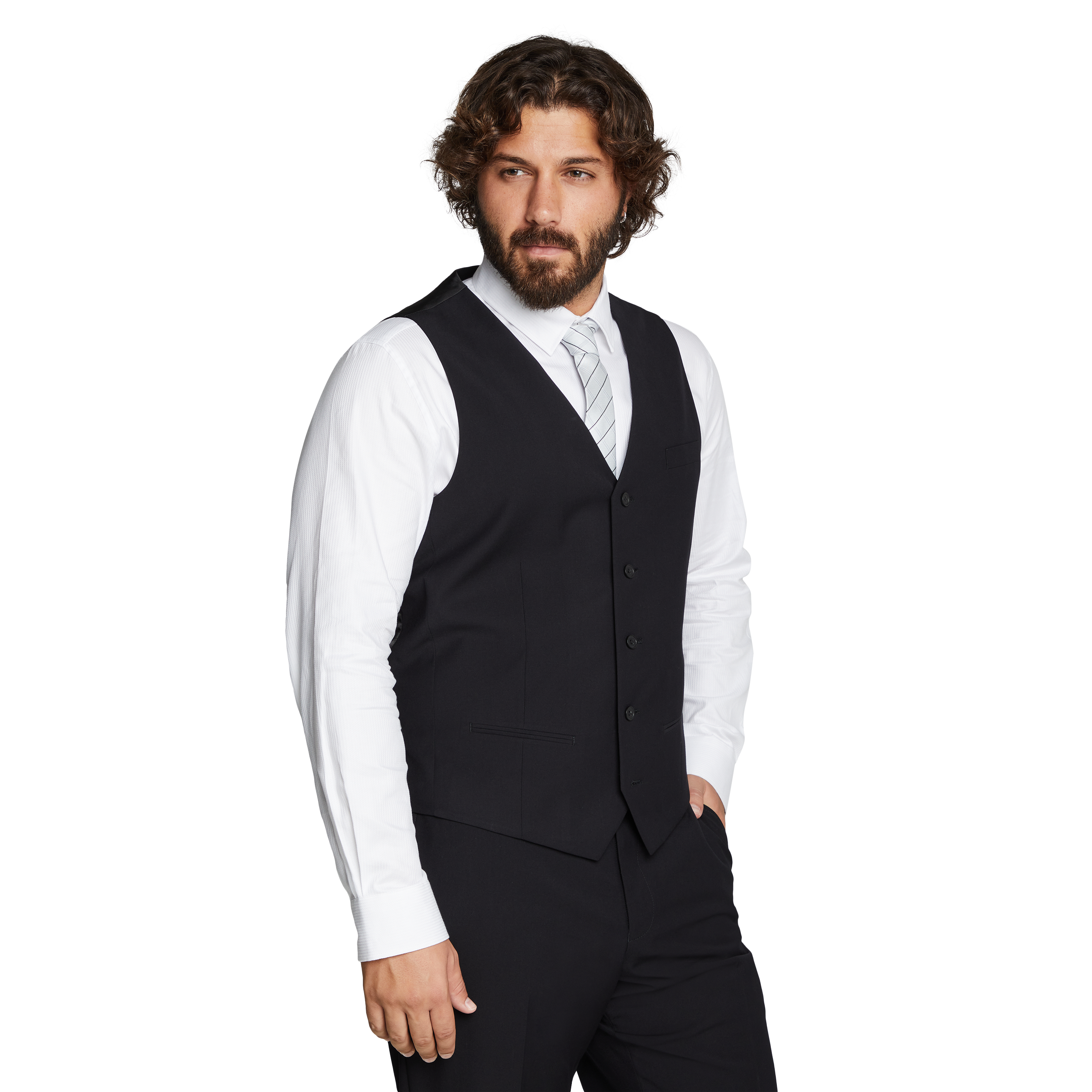 Black Raymond Waistcoat