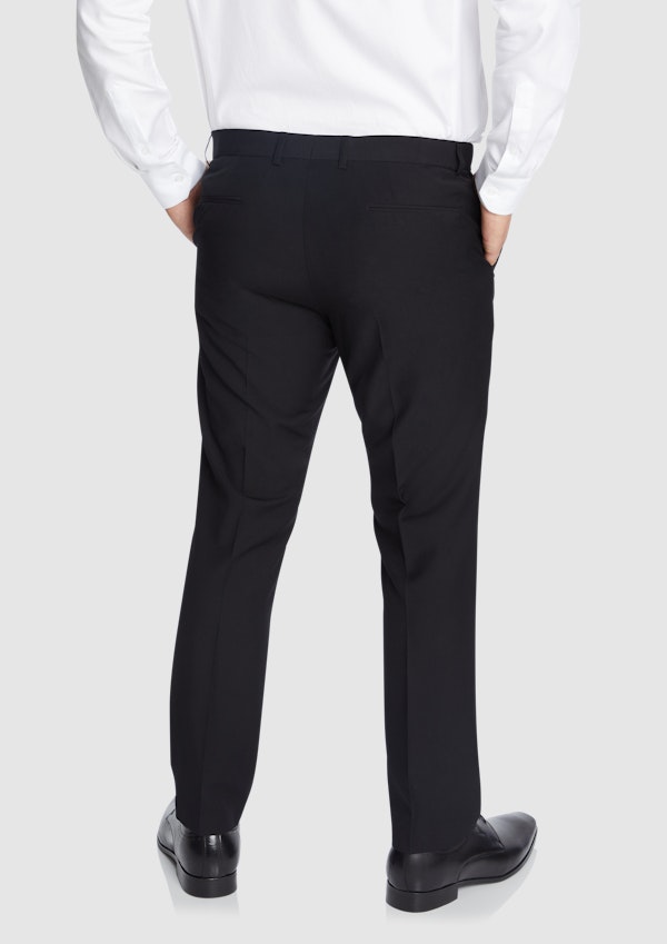 Black Raymond Slim Elastic Pant
