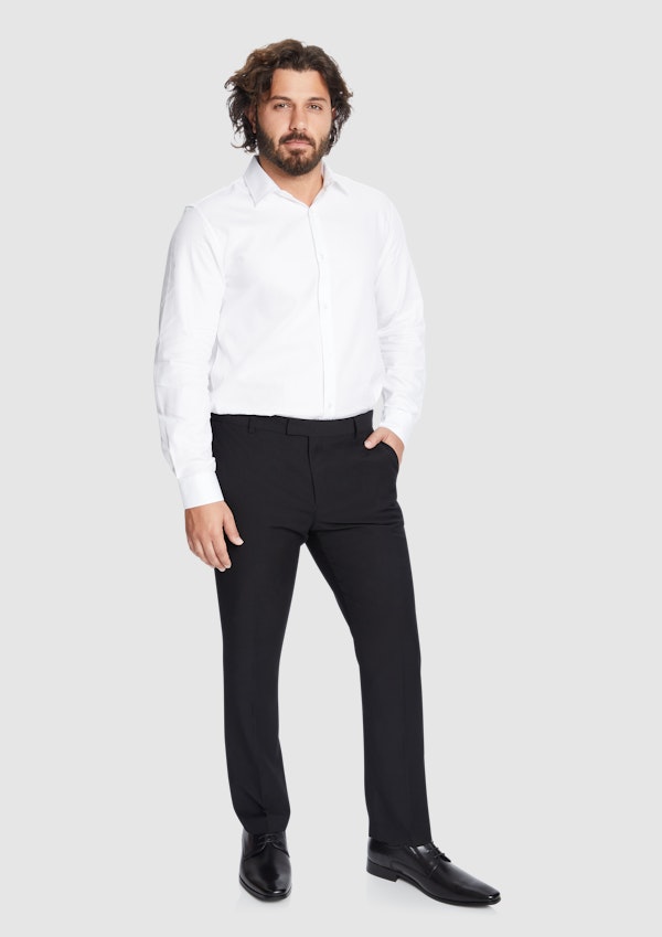 Black Raymond Slim Elastic Pant