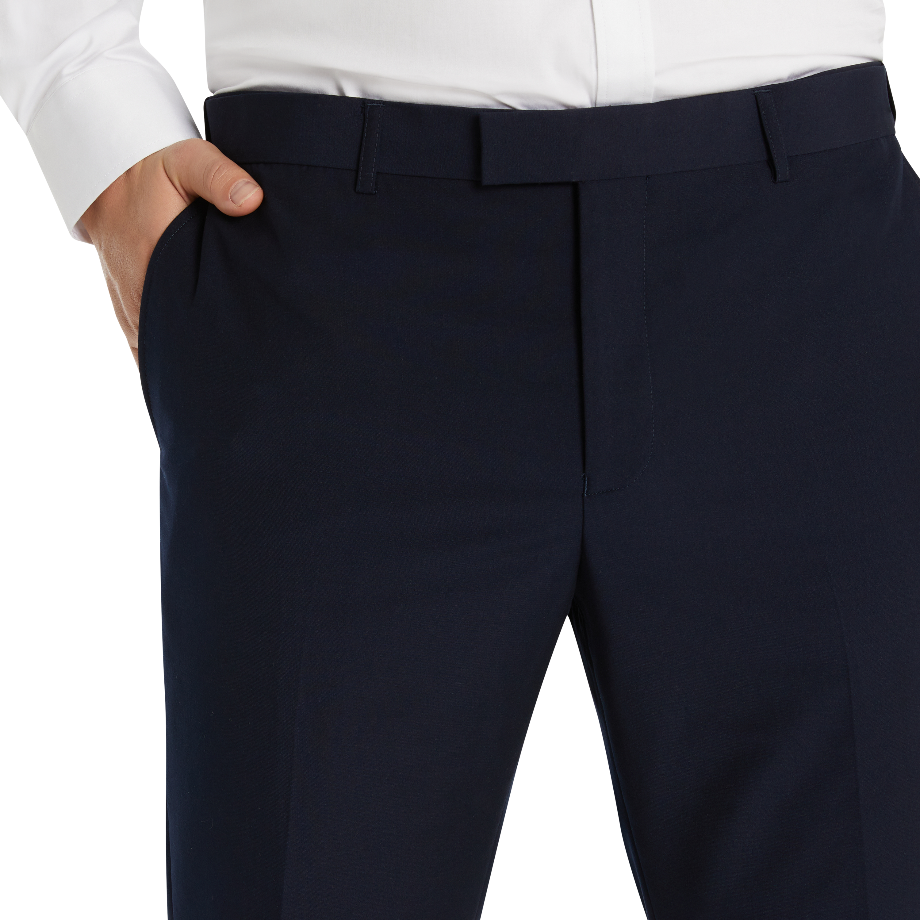 Navy Raymond Slim Elastic Pant