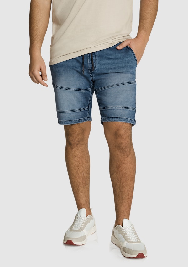Mens big and 2025 tall jean shorts