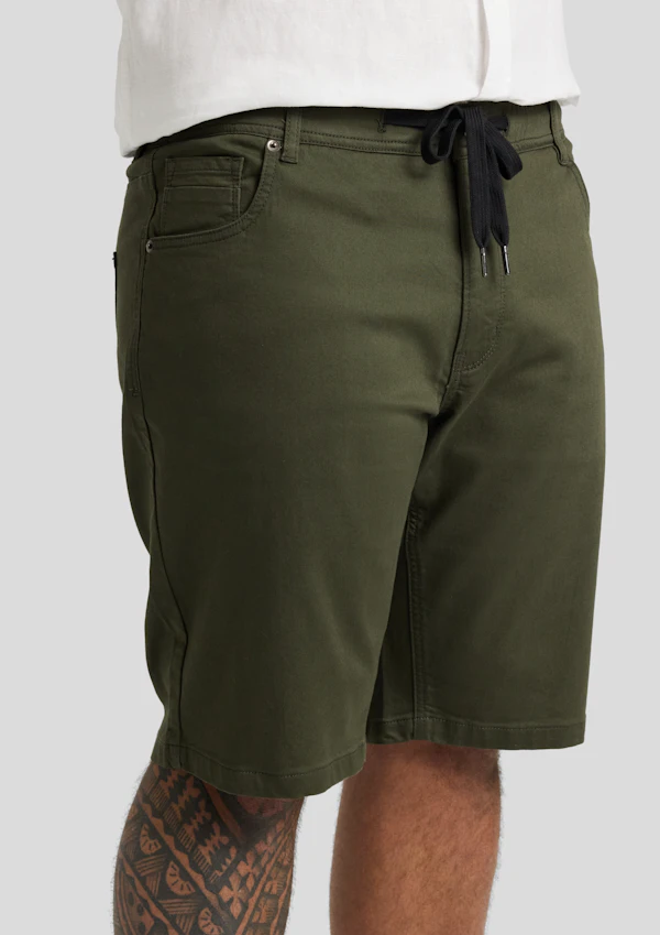 Khaki Cameron Knit Short