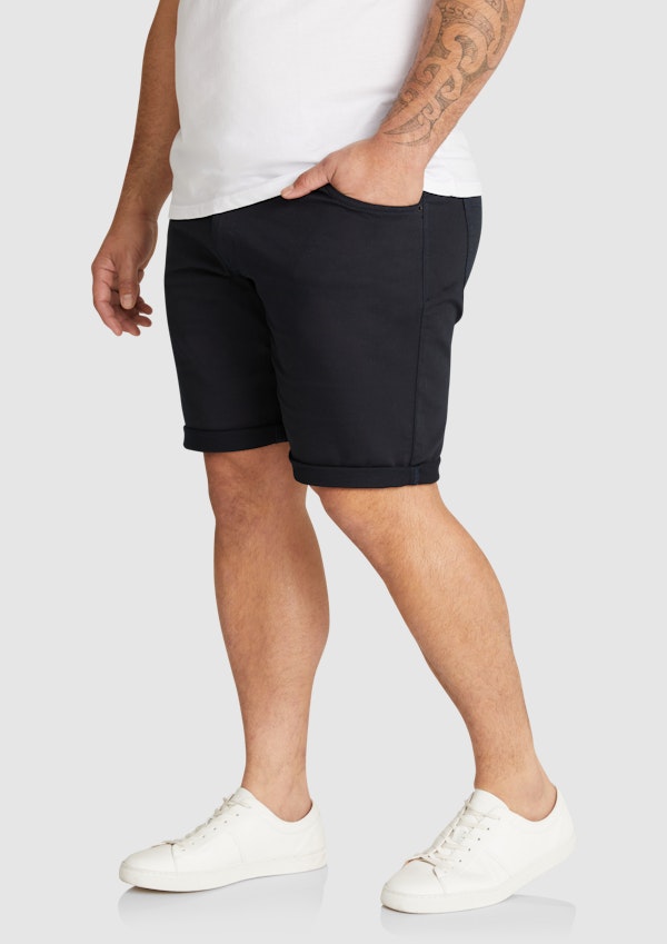 Navy Cameron Knit Short