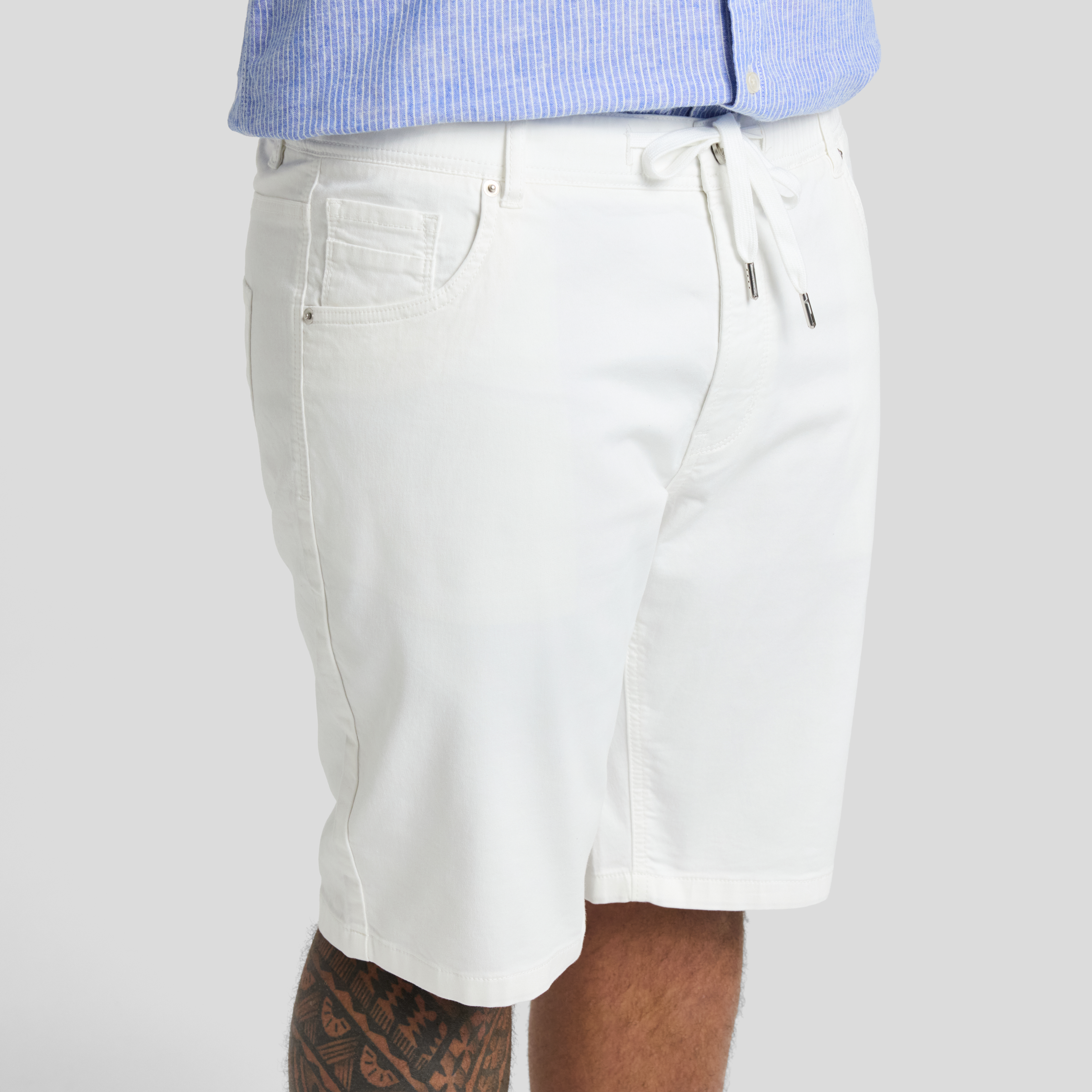 White Cameron Knit Short