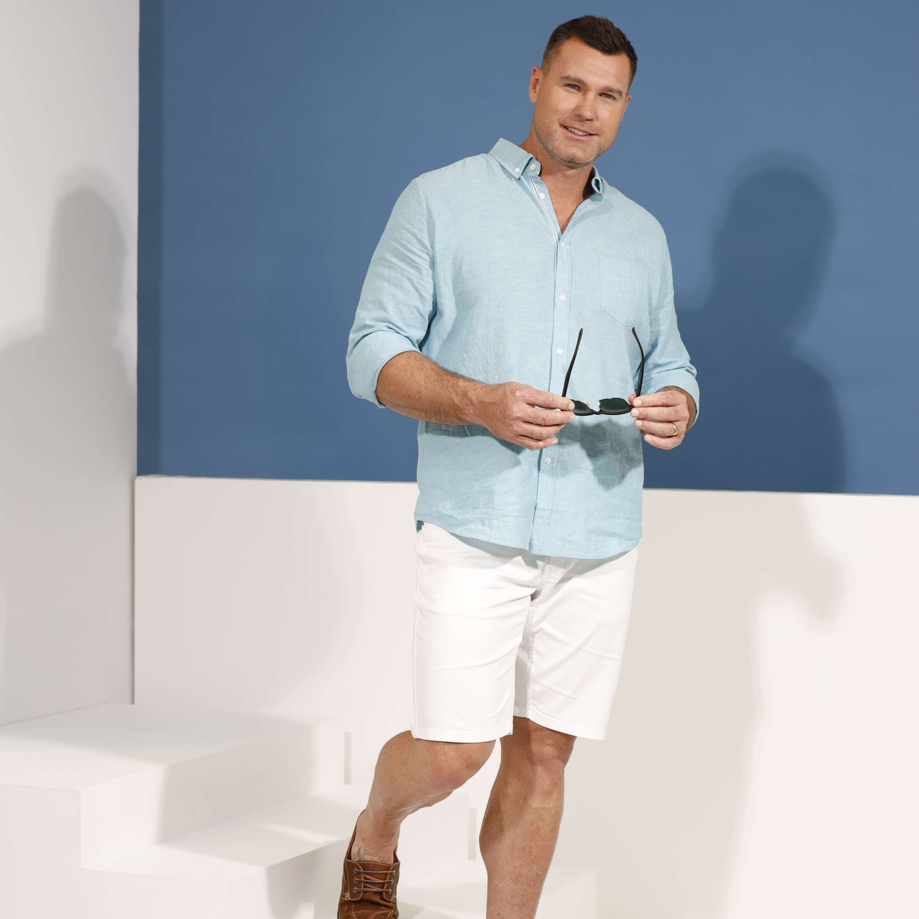 White Cameron Knit Short