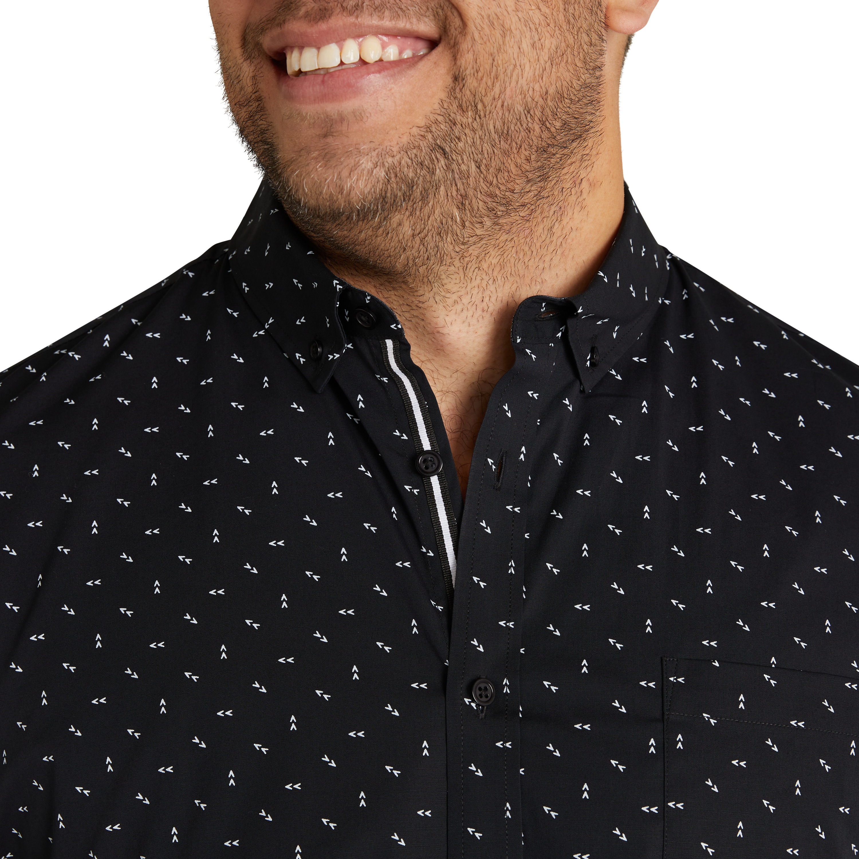 Black Benson Stretch Shirt