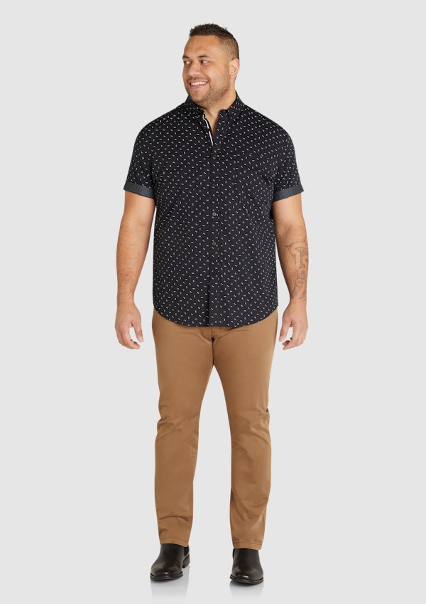 Black Benson Stretch Shirt