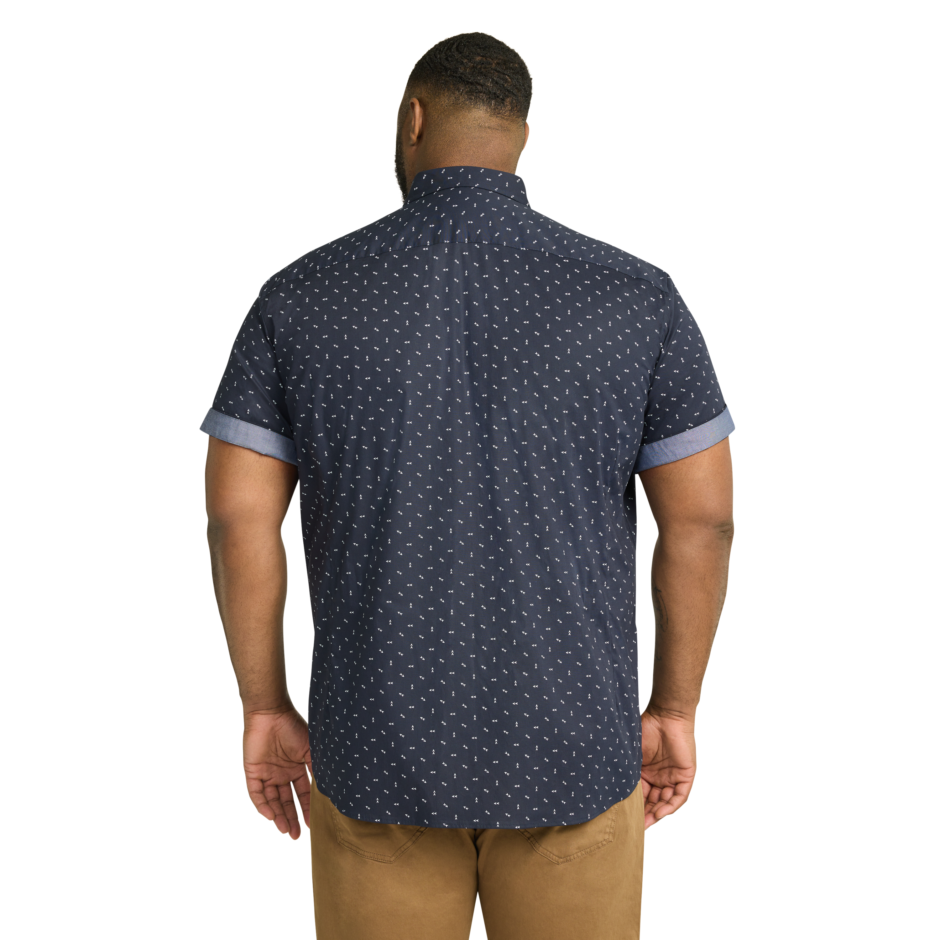 Navy Benson Stretch Shirt