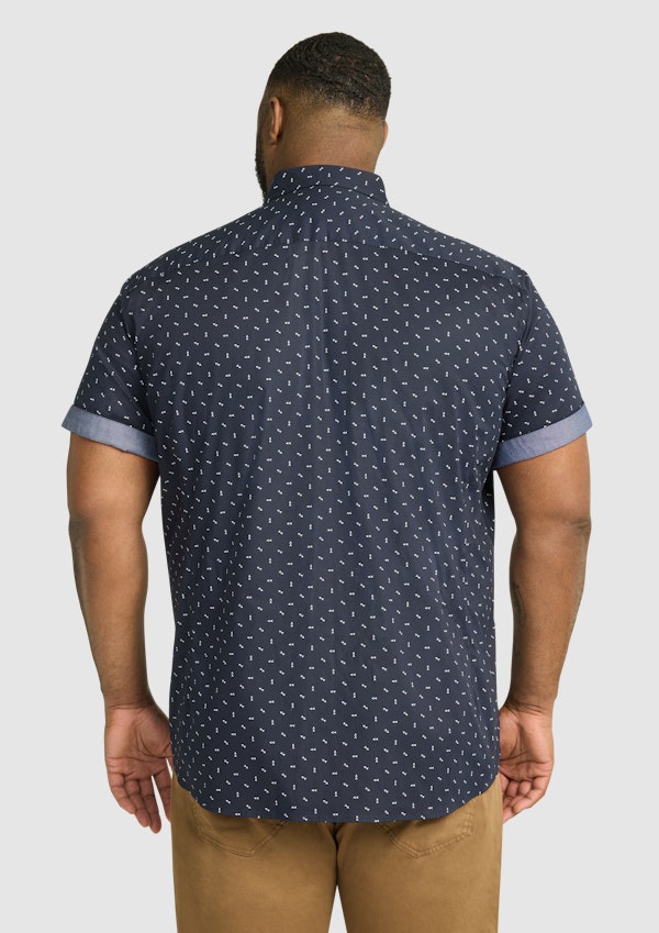 Navy Benson Stretch Shirt