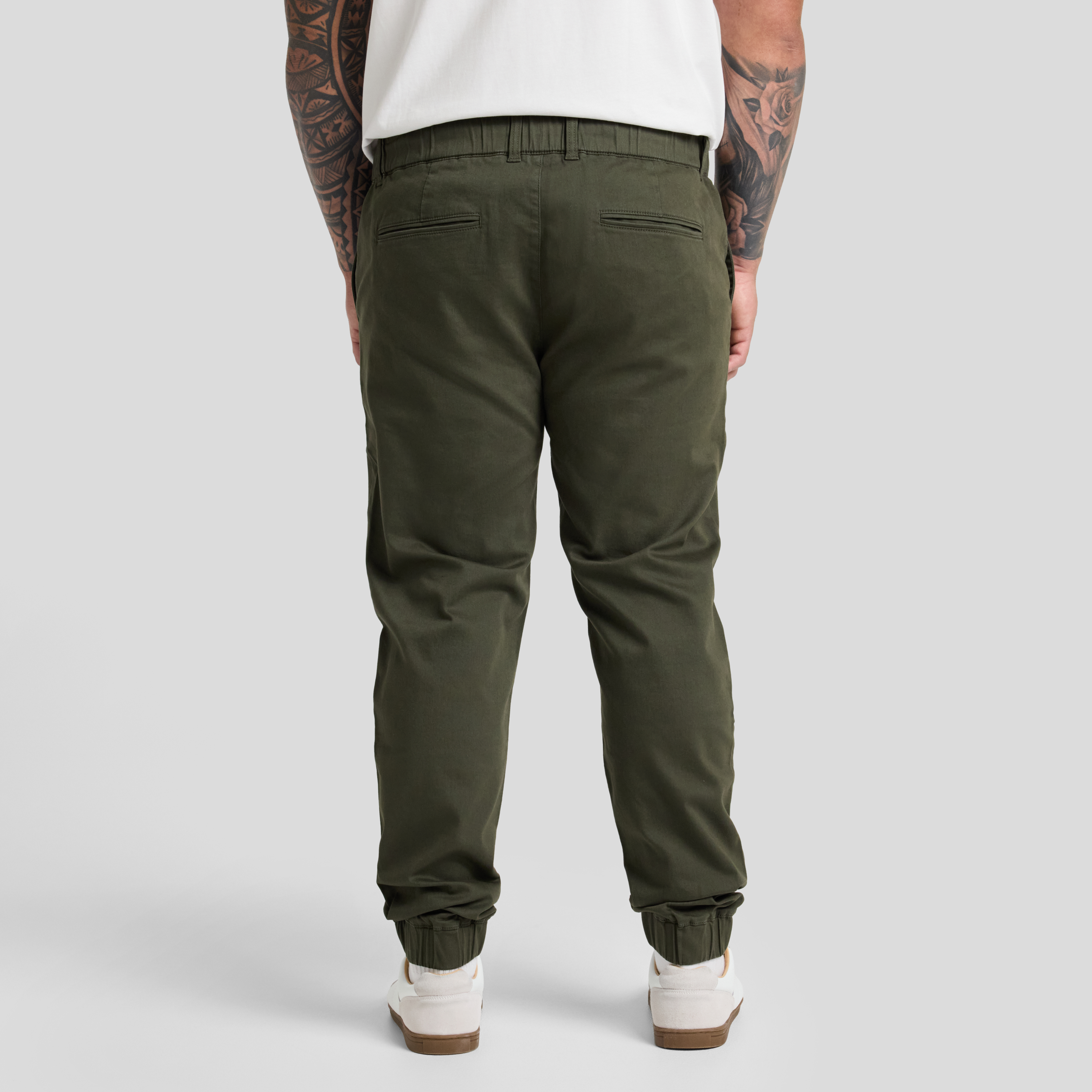 Khaki Comfort Knit Jogger Pant
