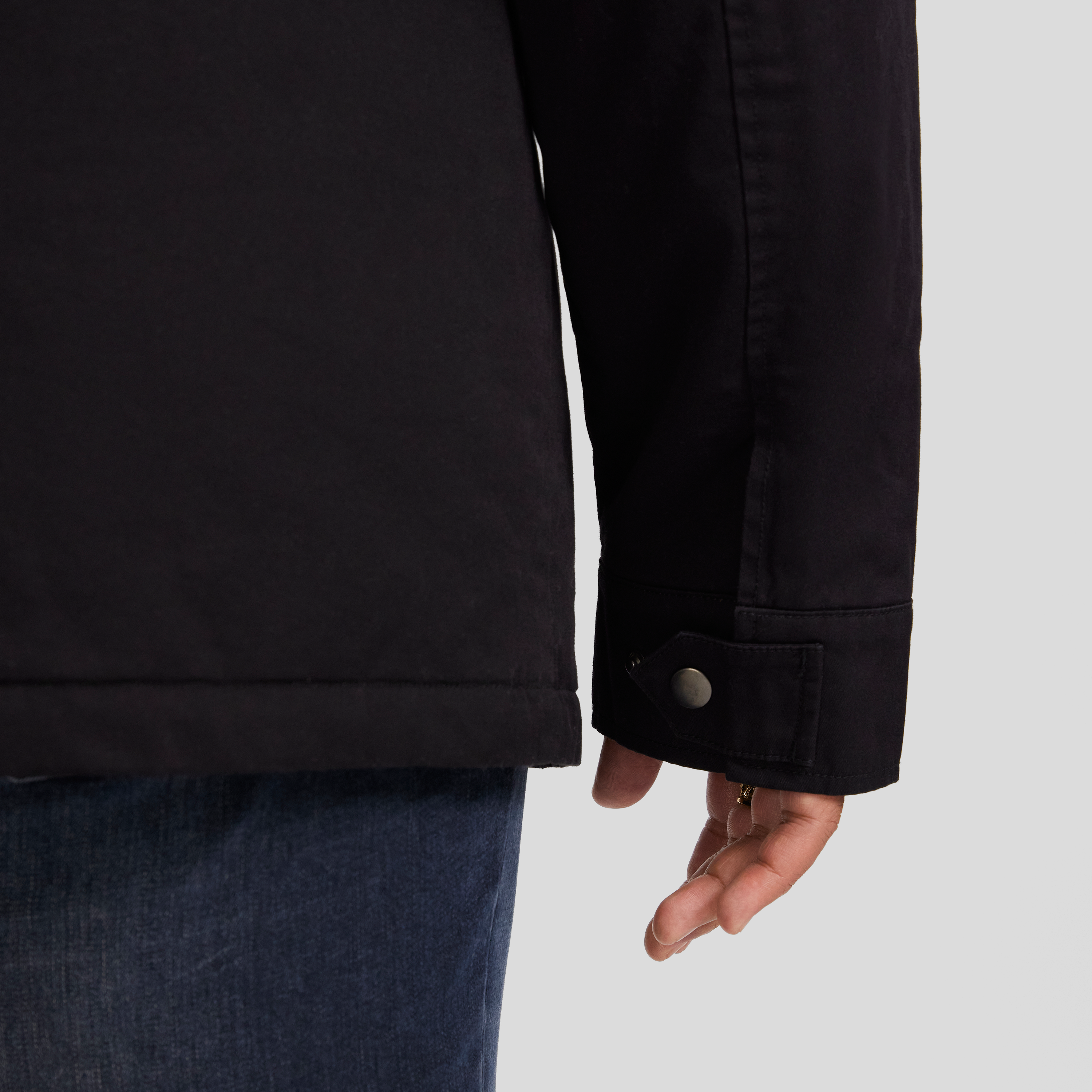 Black Reserve Hooded Jacket