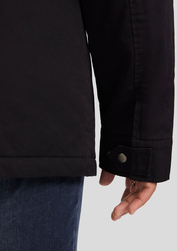 Black Reserve Hooded Jacket