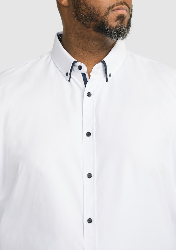White Romeo Textured Shirt