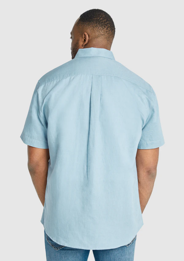 Cool Blue Fresno Linen Shirt