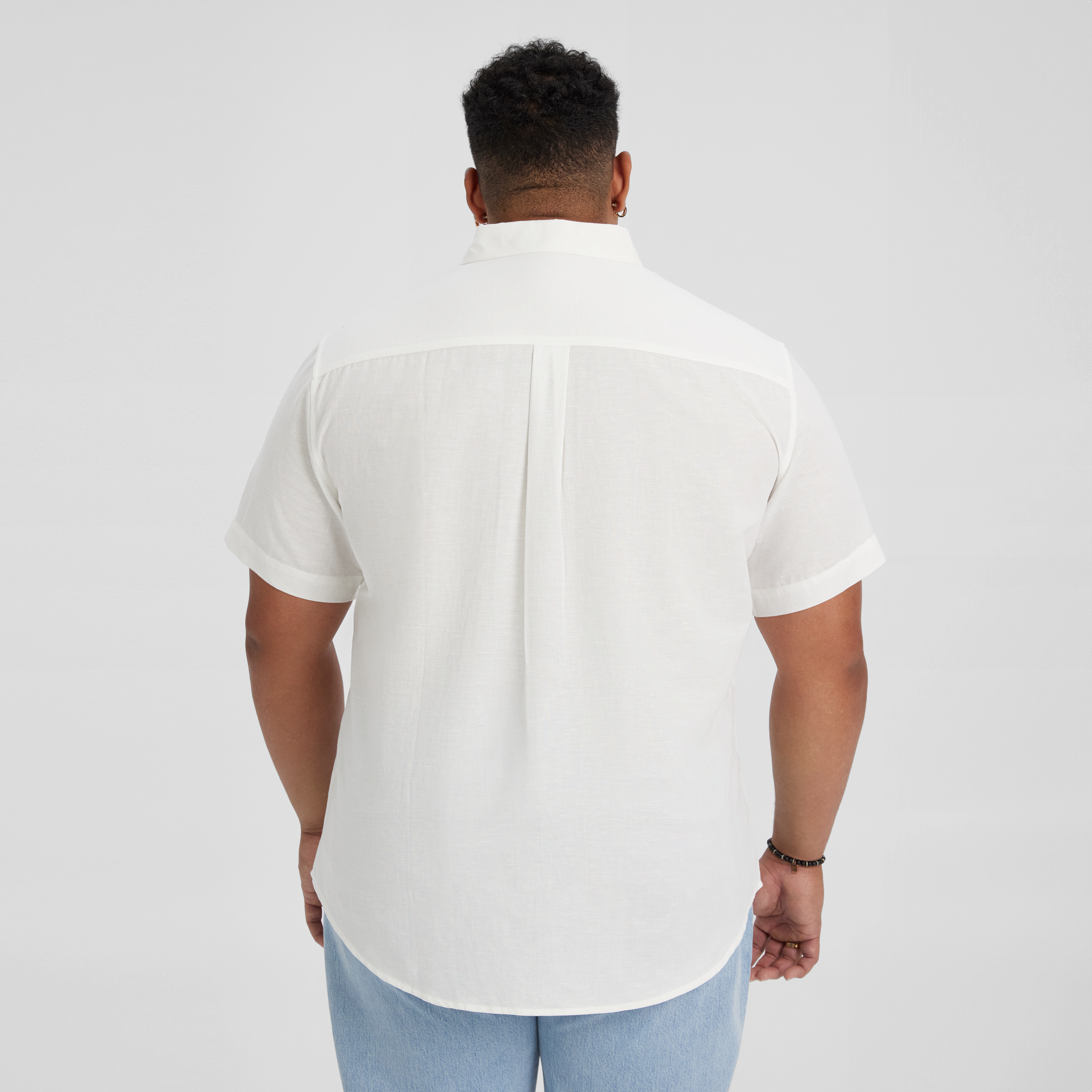 White Fresno Linen Shirt
