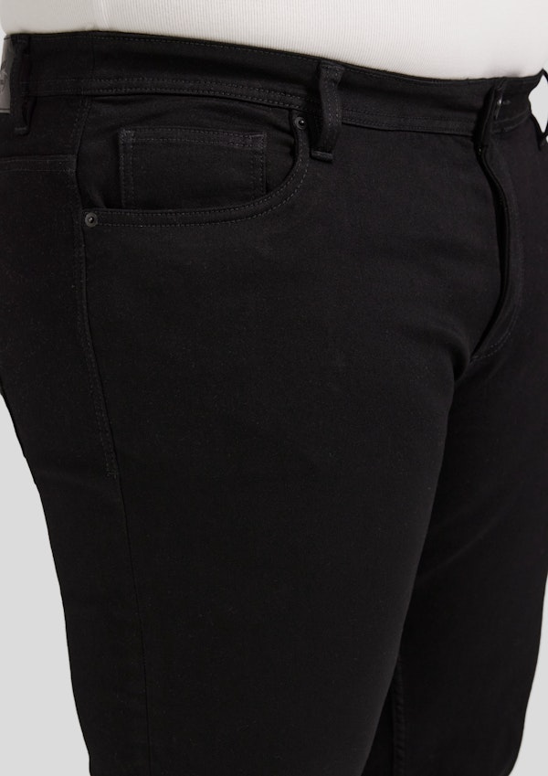 Black Maison Regular Knit Jean