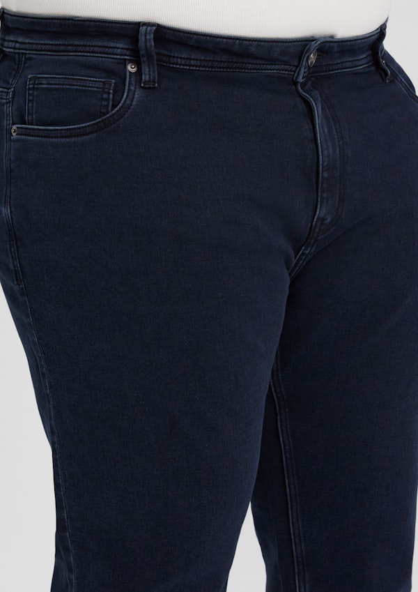 Dark Ink Maison Regular Knit Jean