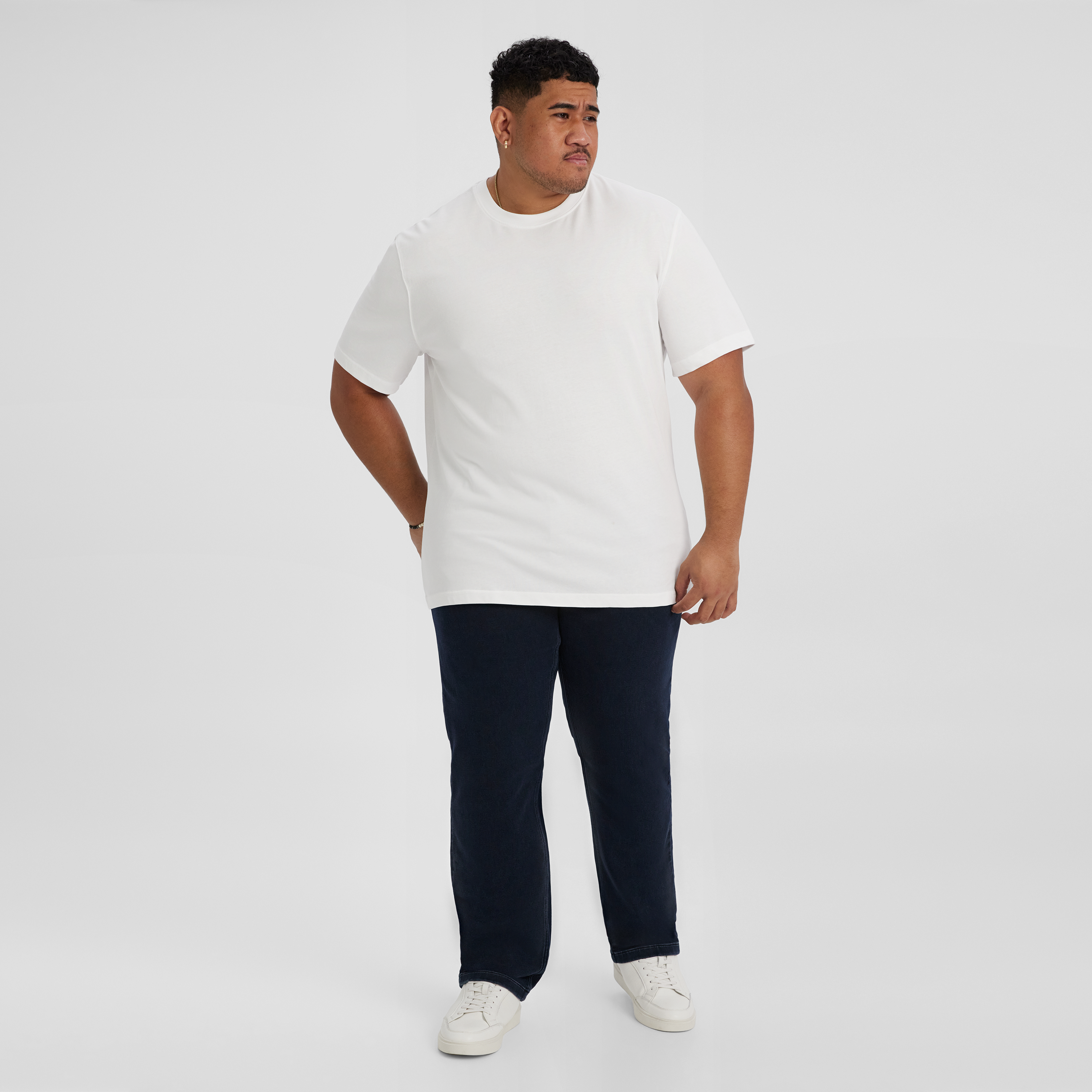 Dark Ink Maison Regular Knit Jean