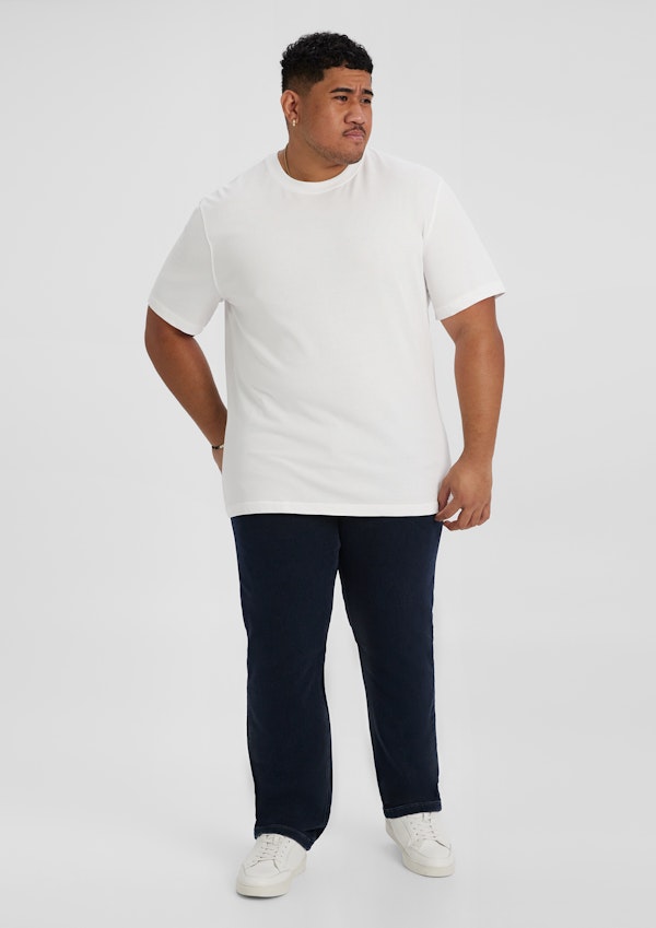 Dark Ink Maison Regular Knit Jean