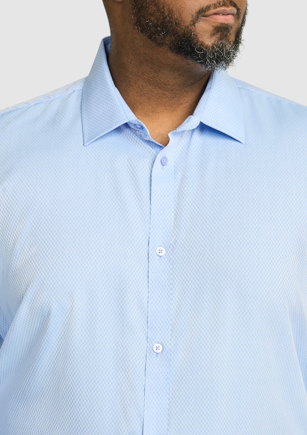 Sky Boston Textured Bamboo Blend Shirt