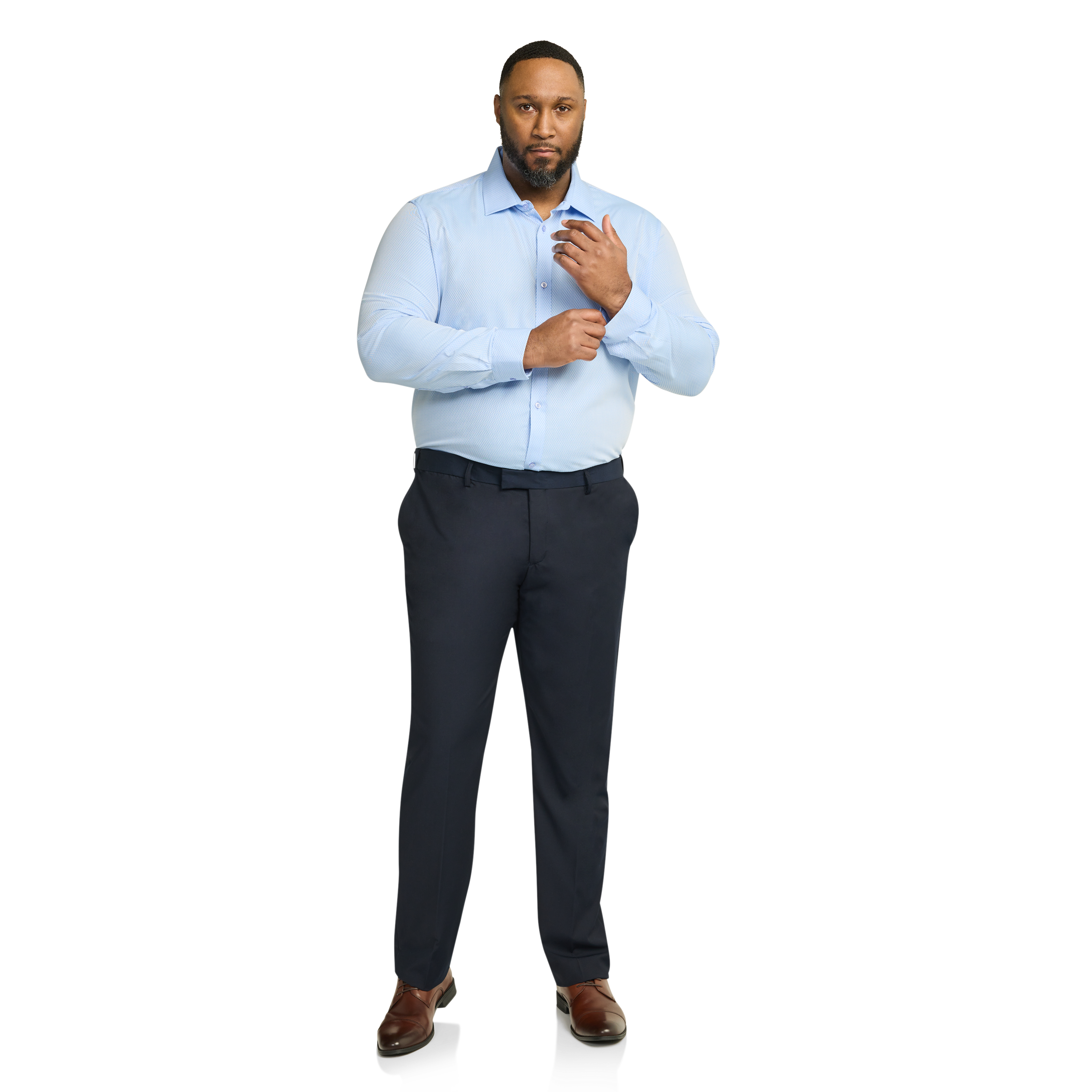 Sky Boston Textured Bamboo Blend Shirt