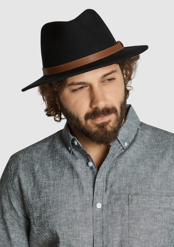 Wool Felt Fedora Hat