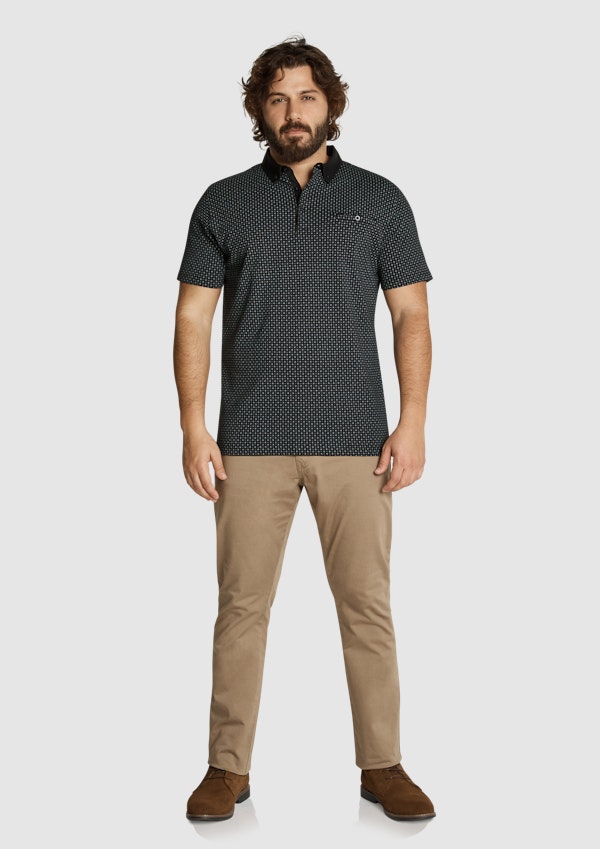Bedford Print Polo