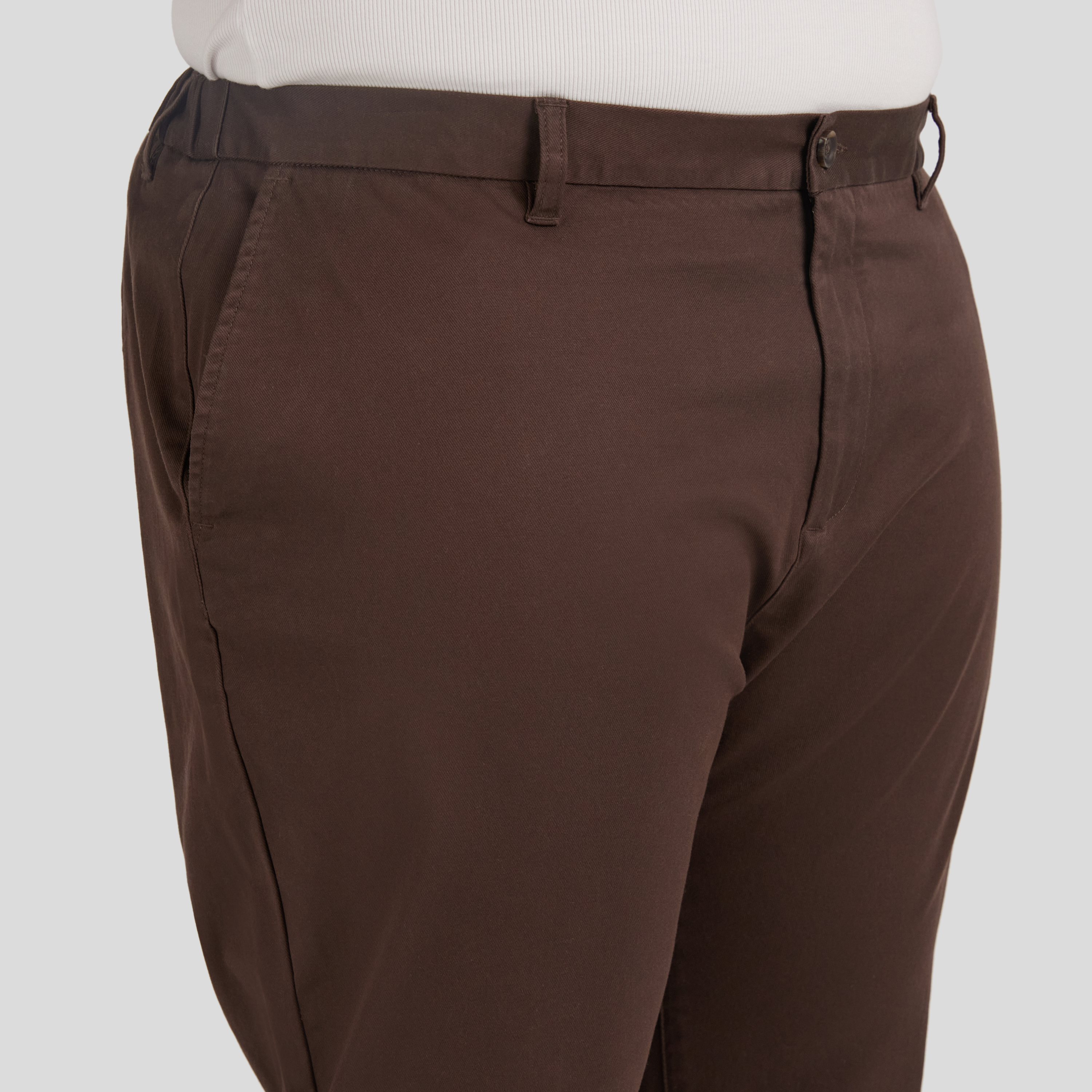 Chocolate Ledger Stretch Chino