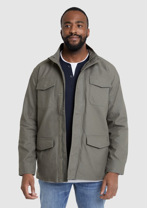 Utility jacket mens deals olive
