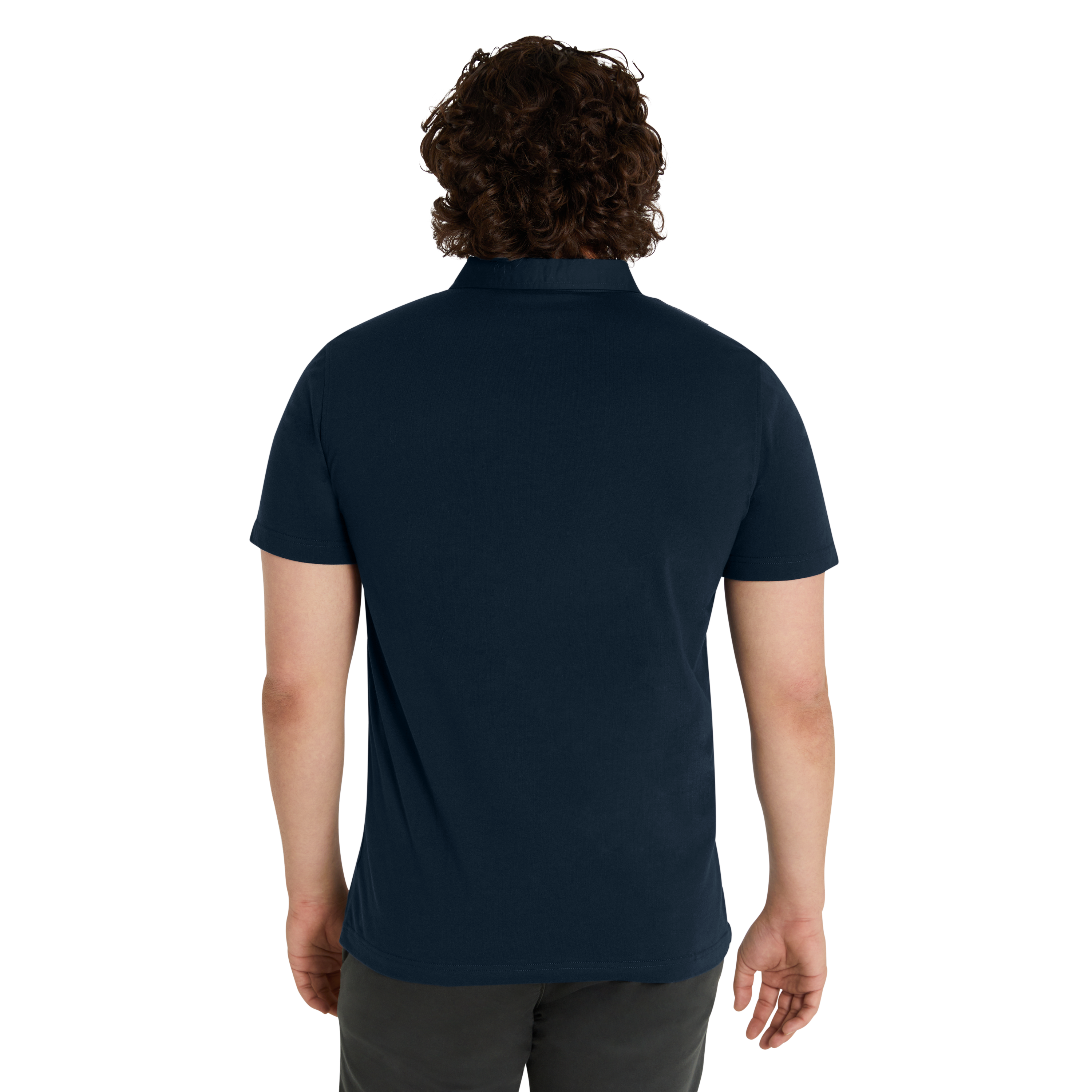 Navy Nico Cotton Polo